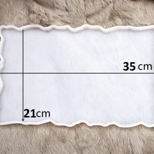 Big Rectangle Plate Resin Mold Fruit Disc Tea Tray