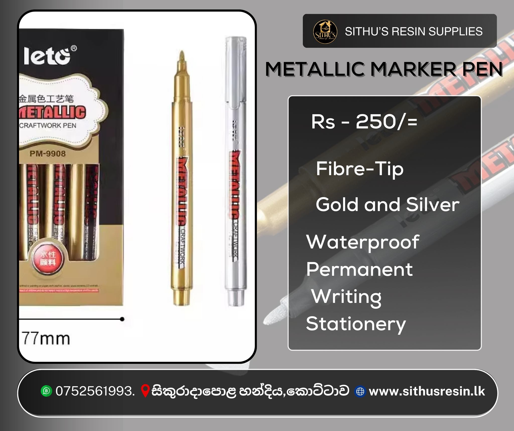 Resin Marker Pen