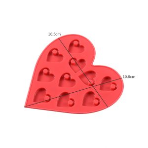Small Heart Keychain Resin Mold