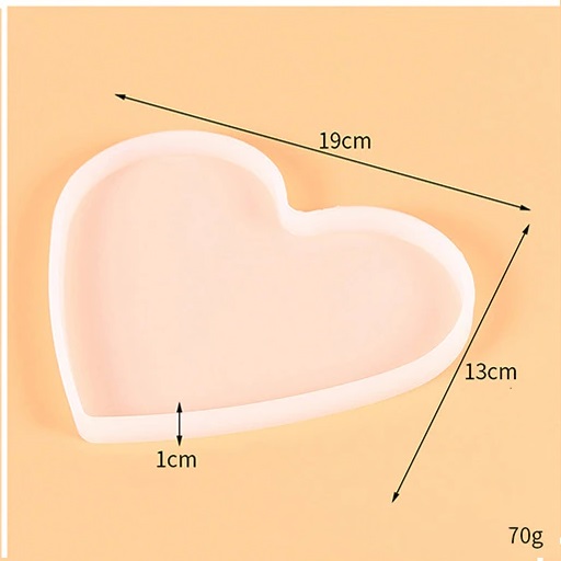 Heart Shape Tray Silicone Casting Epoxy Molds
