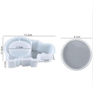 Epoxy Resin Animal Piggy Bank Silicone Mold